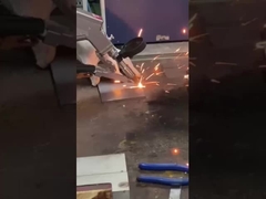 Macchina di saldatura a laser portatile per la saldatura di acciaio inossidabile / acciaio e alluminio