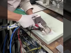 Testa di saldatura laser a doppia oscillazione portatile con lenti riflettenti a 60° e 45°