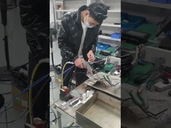 Testa di saldatura laser a doppia oscillazione portatile con lenti riflettenti a 60° e 45°