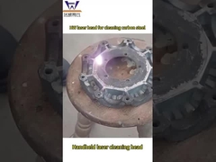 Macchina di pulizia laser a motore singolo portatile per la pulizia dell'acciaio al carbonio