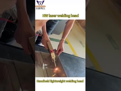 Macchina di saldatura laser a motore singolo portatile da 2000W per saldatura di alluminio e acciaio al carbonio