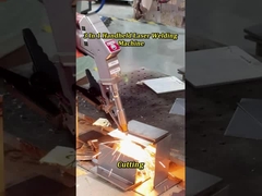 Testa laser portatile attrezzatura di saldatura laser 3 in 1 supporta saldatura / pulizia e taglio