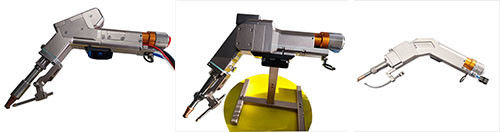 Un buon prezzo. Acqua di raffreddamento testa di saldatura portatile con doppio filo di alimentazione in acciaio di alluminio in linea