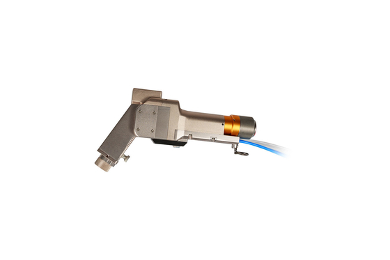 Un buon prezzo. Pistola a testa di pulizia laser a doppio motore per potenza laser da 1 kW a 2 kW in linea