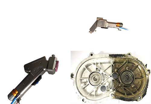 2000w Testa di pulizia laser industriale, pistola laser anti ruggine portatile