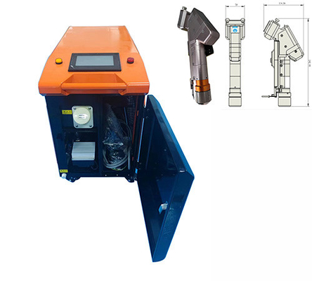 Testa di pulizia laser portatile leggera con controllo digitale touch screen