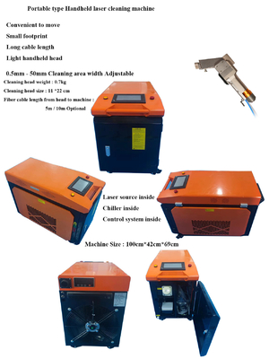 Un buon prezzo. Mini pistola laser portatile per la rimozione della ruggine 1500w potenza laser in linea