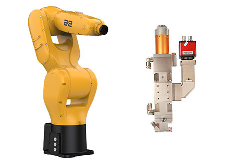 Un buon prezzo. 1070nm Fibra laser testa di saldatura, saldatore laser oscillante con robot automatico in linea