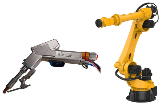 Un buon prezzo. Testa di saldatura a laser oscillante ad alta velocità con robot automatico a 400 Hz in linea