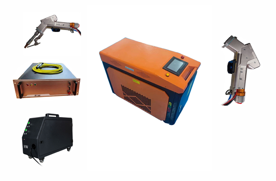 Un buon prezzo. 3 in 1 macchina di saldatura a laser portatile industriale multifunzione in linea