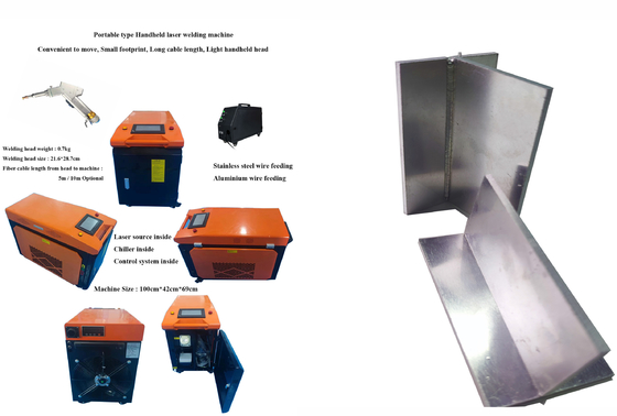 Un buon prezzo. Macchina di saldatura laser portatile da 1500 Watt per saldatura di porte e finestre da cucina in linea