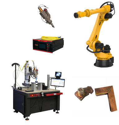 6000w AMB Handheld Metal Laser Saldatura macchina per rame ottone