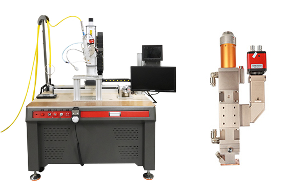 Un buon prezzo. 1500w 2000w macchina di saldatura laser automatizzata, saldatore laser oscillante raffreddamento ad acqua in linea