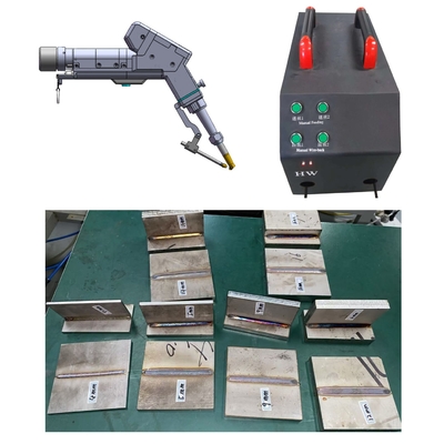 Macchina di saldatura laser a motore singolo a fibra portatile per acciaio / acciaio inossidabile e alluminio