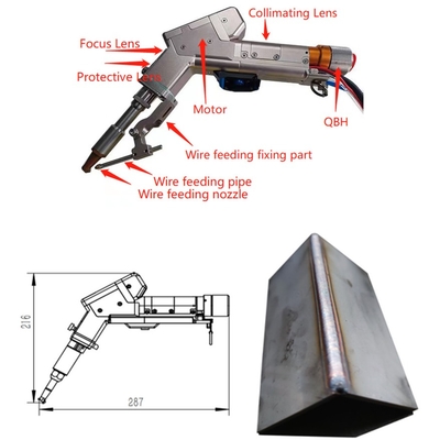 Un buon prezzo. Macchina di saldatura manuale avanzata con lunghezza di fuoco regolabile standard da 60 e 150 mm in linea