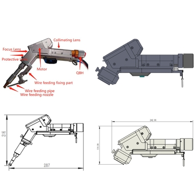 Un buon prezzo. Versatile macchina di saldatura laser 3 in 1 per saldatura / taglio e pulizia in linea