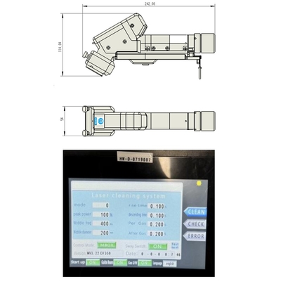 Un buon prezzo. Macchina di pulizia laser portatile con porta QBH ad alte prestazioni per molteplici sorgenti laser in linea