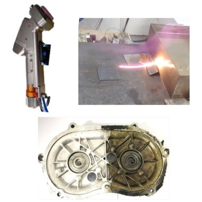 Macchina di pulizia laser a motore singolo portatile con pistola leggera e compatta