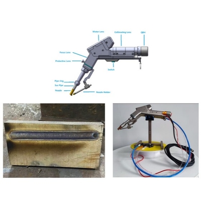 Un buon prezzo. Macchina di saldatura laser a motore singolo portatile da 2000 W con cavo a fibra standard da 10 m in linea