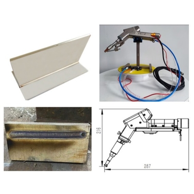 Macchina di saldatura laser a motore singolo portatile da 1500W con sette tipi di ugelli