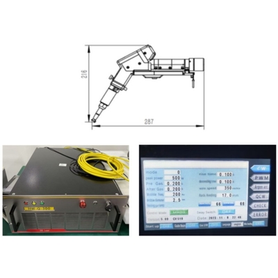 Un buon prezzo. Macchina di saldatura laser a motore singolo portatile da 1500W con modalità di uscita laser multifunzionale in linea