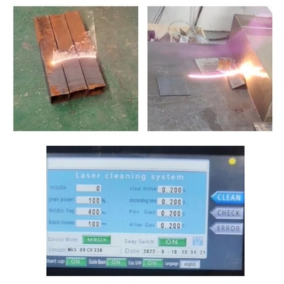 Un buon prezzo. Macchina di pulizia laser a oscillazione singola portatile da 2000 W con modalità di uscita laser CW in linea