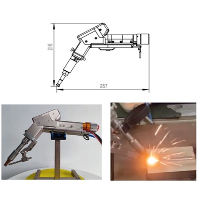 Un buon prezzo. Macchina di saldatura laser a motore singolo portatile leggera per la saldatura di alluminio da 4 mm in linea
