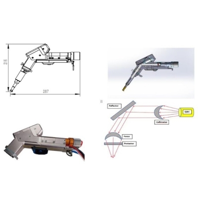 Saldatrice laser portatile tre in uno con funzioni di saldatura, pulizia e taglio