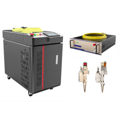 Testa di saldatura ibrida a doppia motorizzazione e luce blu per la riduzione degli spruzzi di saldatura sul rame